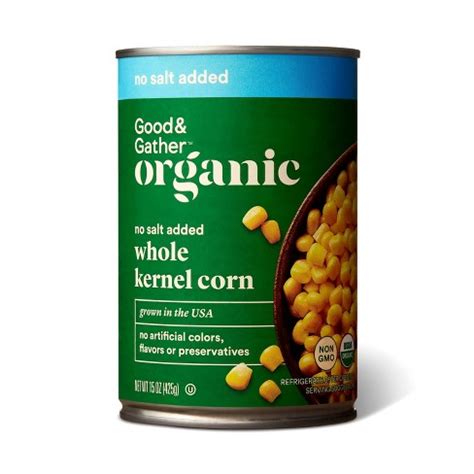 Good & Gather Organic No Salt Added Whole Kernel Corn tv commercials