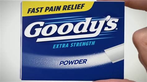 Goody's TV Spot, 'Fast Pain Relief' featuring Dan Wright