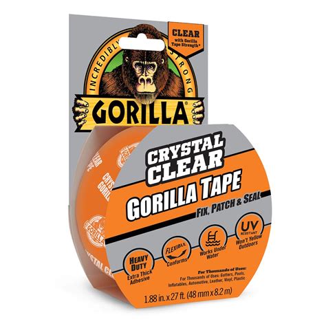 Gorilla Glue Crystal Clear Gorilla Tape tv commercials