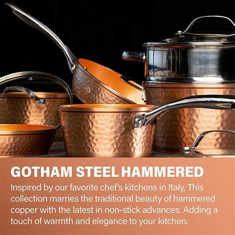 Gotham Steel Hammered Pan logo