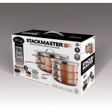 Gotham Steel Stack Master 10 PC Set logo