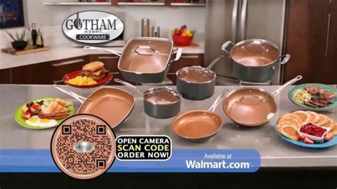 Gotham Steel TV commercial - 20-Piece Non-Stick Cookware: Walmart