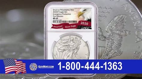 GovMint.com Emergency Production 2020 American Eagle Silver Dollars TV commercial - Important Factor