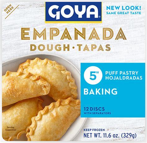 Goya Foods Empanada Disco Dough for Frying