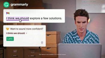 Grammarly TV Spot, 'Win at Work: Convey Confidence'