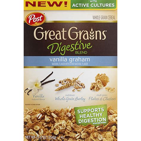 Great Grains Digestive Blend Vanilla Graham tv commercials