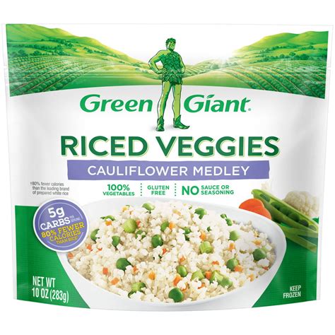 Green Giant Cauliflower Medley Riced Veggies logo