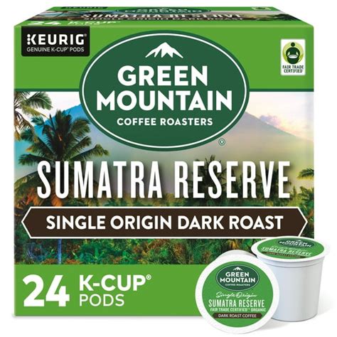 Green Mountain Coffee Sumatra Reserve Dark Roast Keurig K-Cup Pods logo
