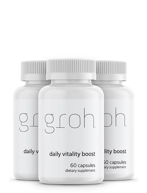 Groh Daily Vitality Boost tv commercials