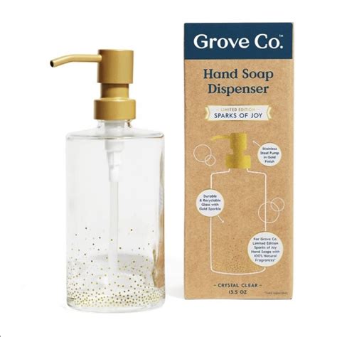 Grove Collaborative Sparks of Joy Reusable Hand Soap Dispenser logo