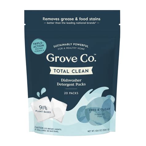 Grove Collaborative Total Clean Dishwasher Detergent Packs tv commercials