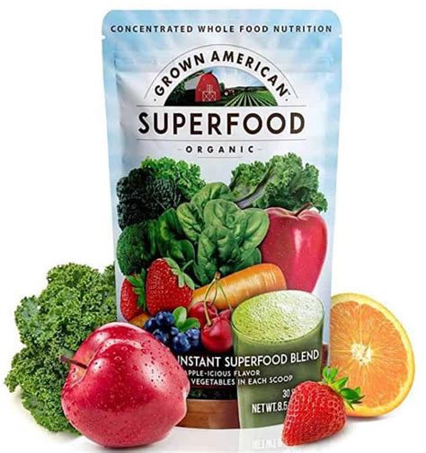 Grown American Superfoods logo