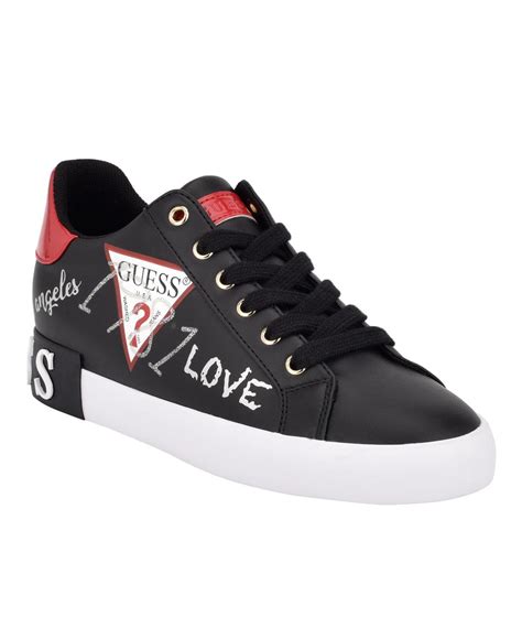 Guess Women's Pathin Lace-Up Sneakers logo