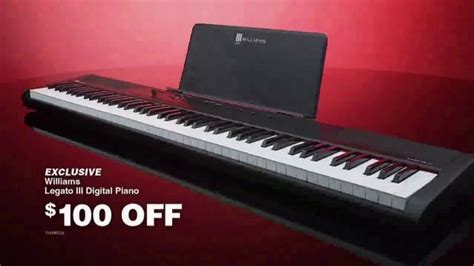 Guitar Center TV commercial - Holidays: Make Some Noise: Sterling Audio, Williams Piano