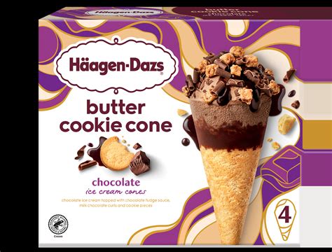 Häagen-Dazs Butter Cookie Cone Chocolate logo