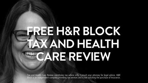 H&R Block TV commercial - Free Tax and Health Care Review