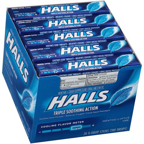 Halls Triple Soothing Action Menthol-Lyptus tv commercials