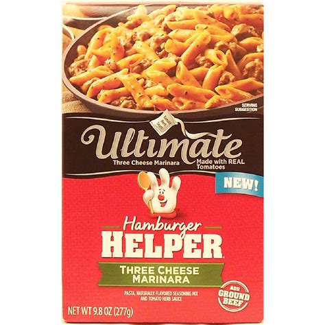 Hamburger Helper Ultimate Helper: Three Cheese Marinara logo