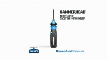 Hammerhead 4V Lithium Rechargeable Screwdriver TV Spot, 'Voltage Detection'