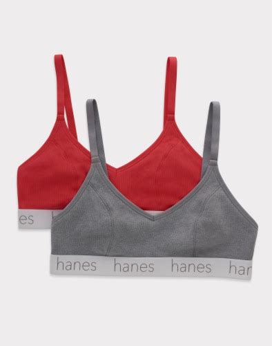 Hanes Originals Triangle Bralette logo