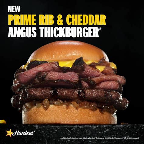 Hardee's Prime Rib & Cheddar Angus Thickburger tv commercials