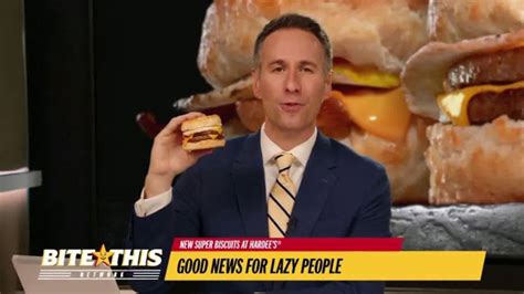 Hardee's Super Sausage Biscuit TV Spot, 'Bite This Network: Morning People' Featuring Anthony LeDonne featuring Anthony LeDonne