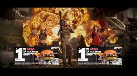 Hardees TV commercial - Call of Duty: Black Ops III Feat. Charlotte McKinney