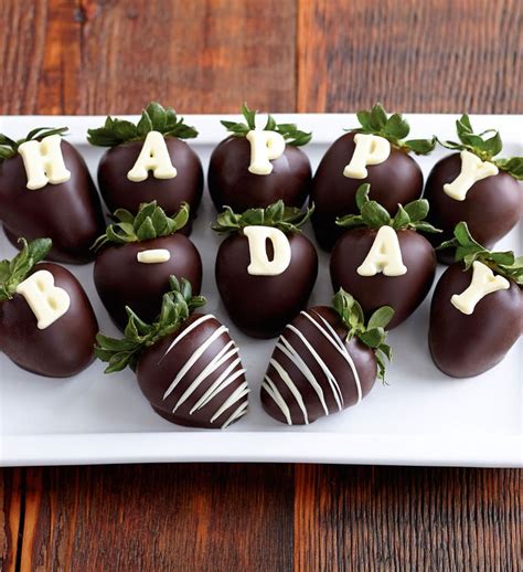 Harry & David Happy Birthday Chocolate Covered Strawberries logo