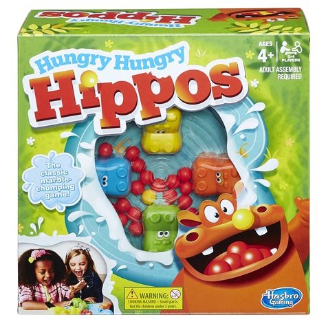 Hasbro Gaming Hungry Hungry Hippos tv commercials