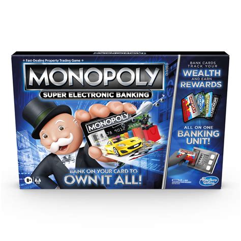 Hasbro Gaming Monopoly Super Electronic Banking Board Game logo