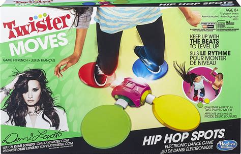 Hasbro Gaming Twister Moves Hip Hop Spots Electronic Dance logo