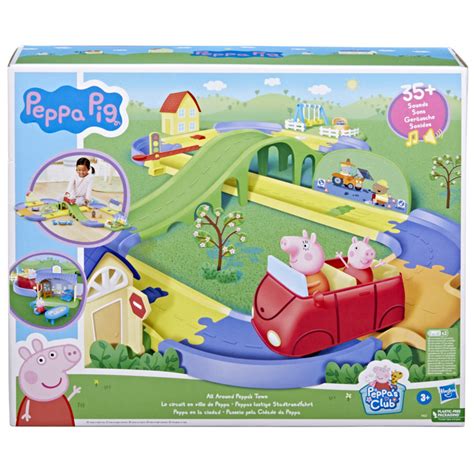 Hasbro Peppa Pig All Around Peppa's Town Playset logo