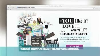 Health Beauty Life Magazine TV commercial