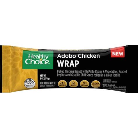 Healthy Choice Adobo Chicken Wrap