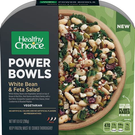 Healthy Choice Power Bowls White Bean & Feta Salad tv commercials