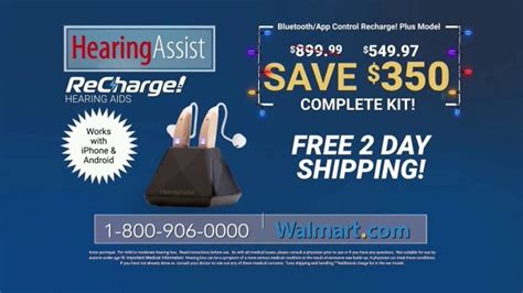 Hearing Assist ReCharge! Plus TV Spot, 'Happy Holidays: Save $350'