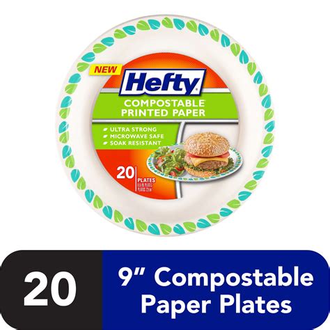 Hefty Compostable Printed Paper Plates TV Spot, 'Strong, Stylish and Compostable' created for Hefty