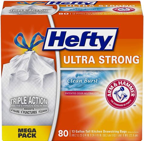 Hefty Ultra Strong Clean Burst tv commercials