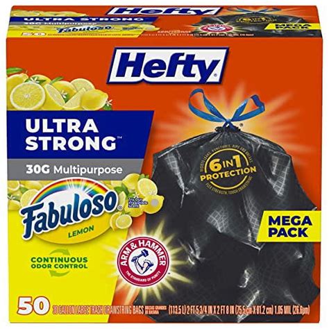 Hefty Ultra Strong With Fabuloso Scent logo