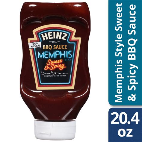 Heinz Ketchup BBQ Sauce Memphis Sweet & Spicy