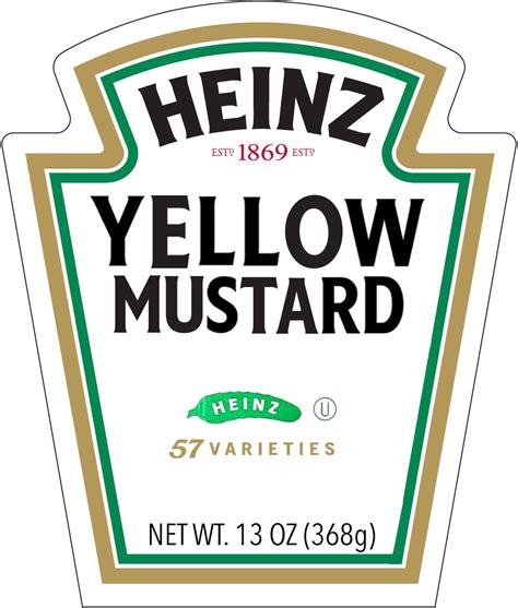 Heinz Ketchup Yellow Mustard