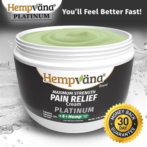 Hempvana Platinum Pain Relief Cream