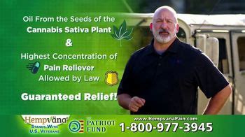 Hempvana TV Spot, 'Real Relief: Patriot Fund Donation'