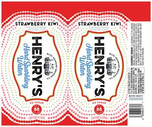 Henry's Hard Sparkling Kiwi Strawberry logo
