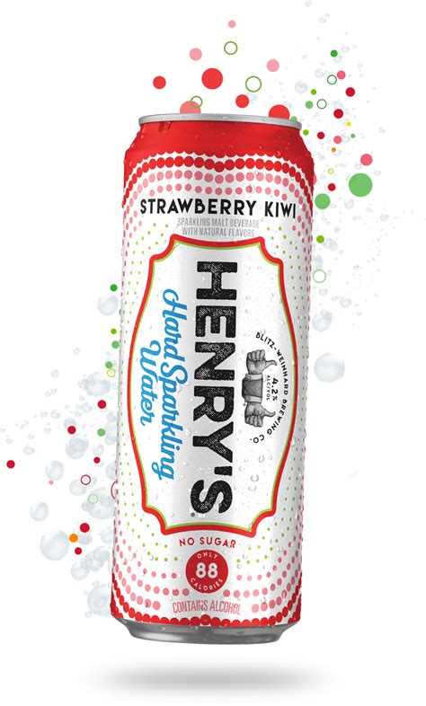 Henry's Hard Sparkling Kiwi Strawberry logo