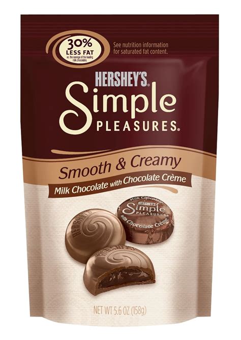 Hershey's Simple Pleasures Milk Chocolate with Chocolate Creme logo