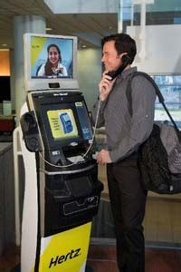 Hertz Express Rent Kiosk