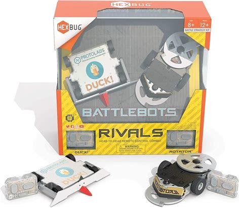 Hexbug BattleBots Rivals 5.0: Duck! and Rotator logo