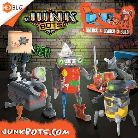 Hexbug JunkBots Trash Bin Assortment logo