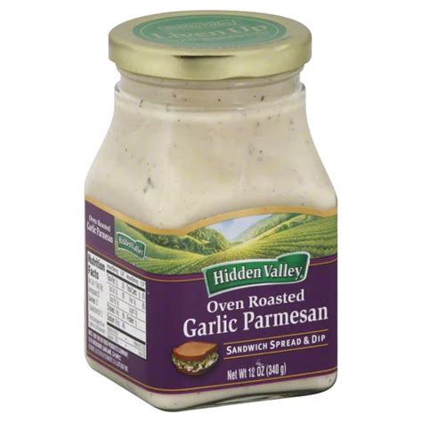 Hidden Valley Oven Roasted Garlic Parmesan Sandwich Spread and Dip logo